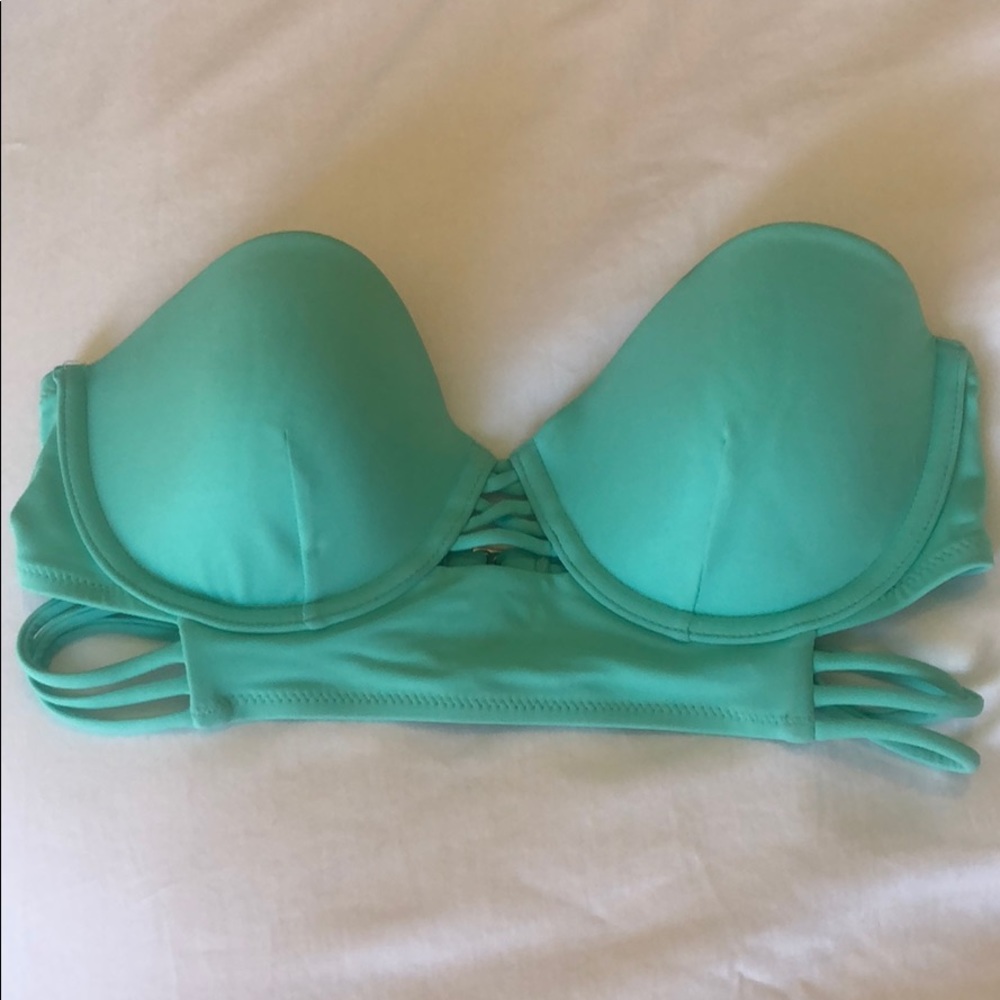 Victoria’s Secret Swim Teal Bandeau 32C